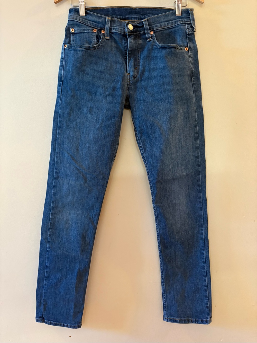 Levi's 502 Regular Taper Jeans Blue Denim 29x32 - Picture 2 of 16